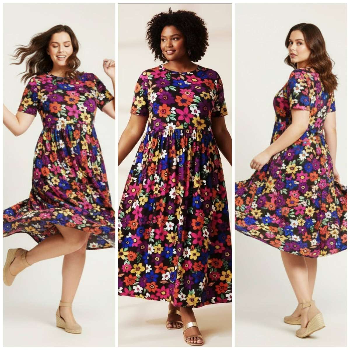 NEW Floral Maxi Dress - 3XL