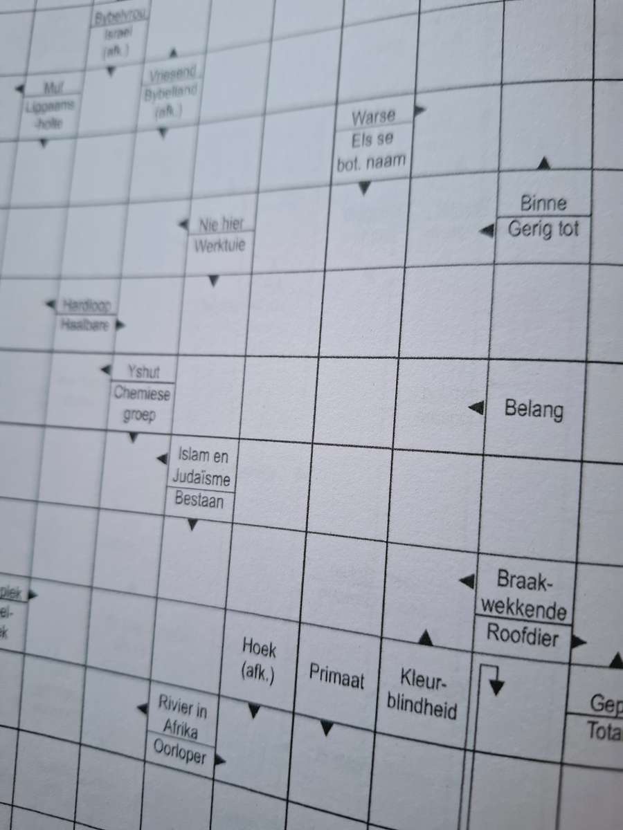 Rooi Rose blokraaisel