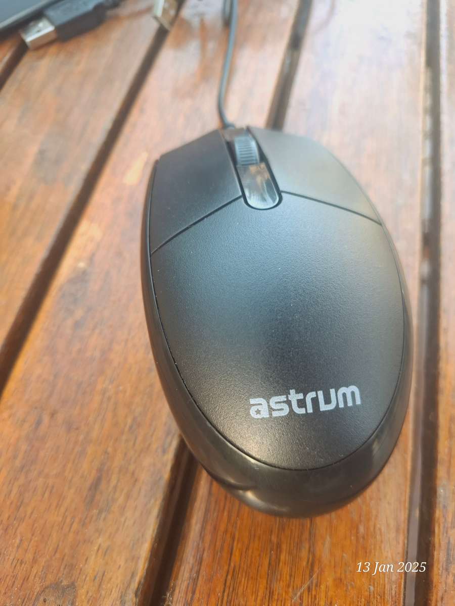 Wired keyboard and mouse combo