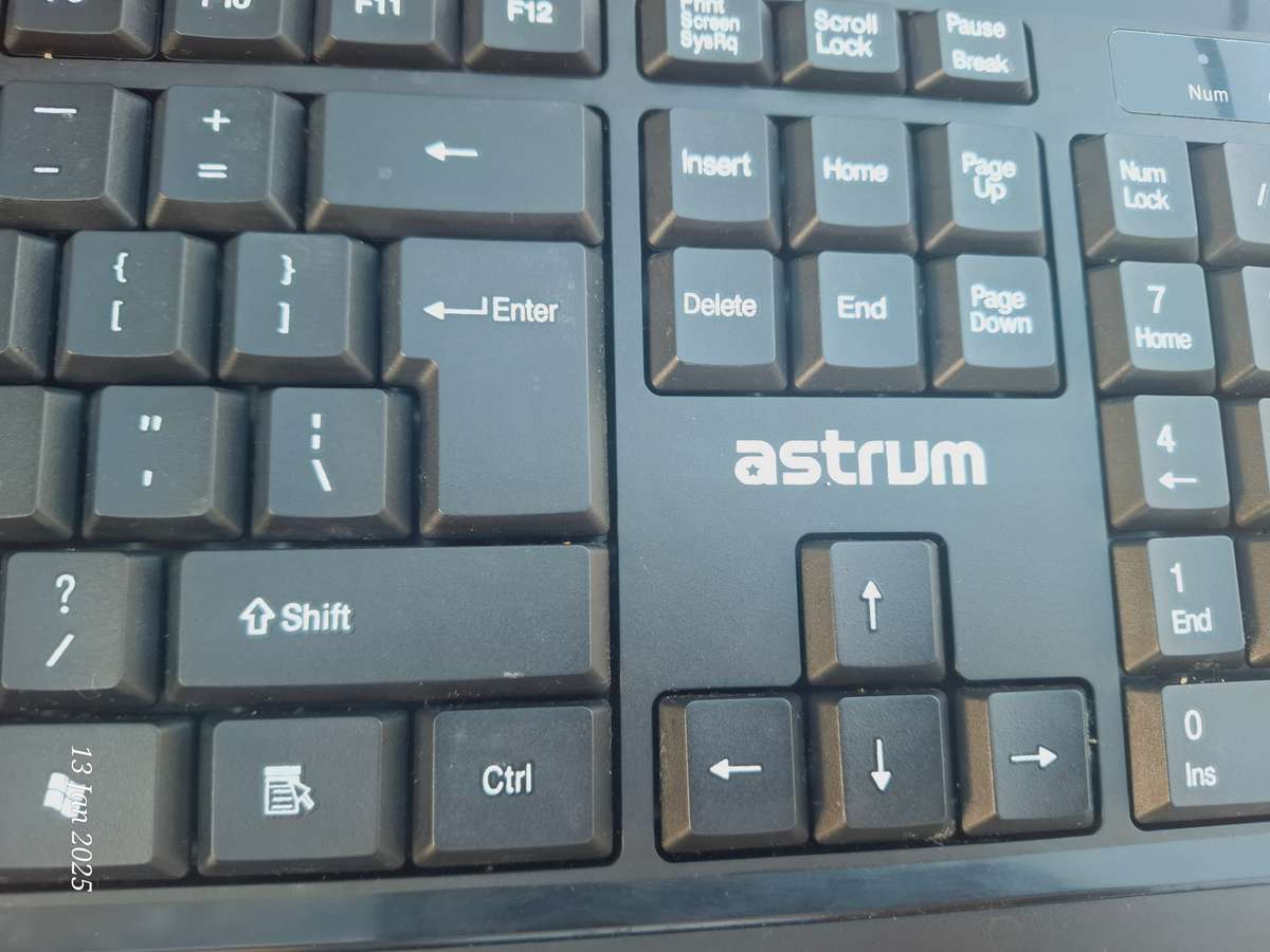 Wired keyboard and mouse combo