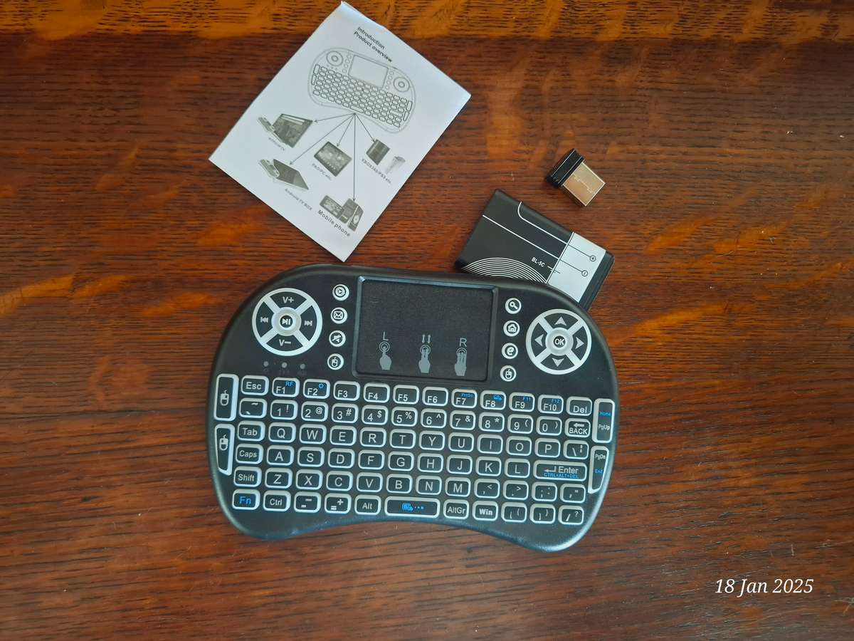 Mini RGB Multi-Media Wireless Keyboard