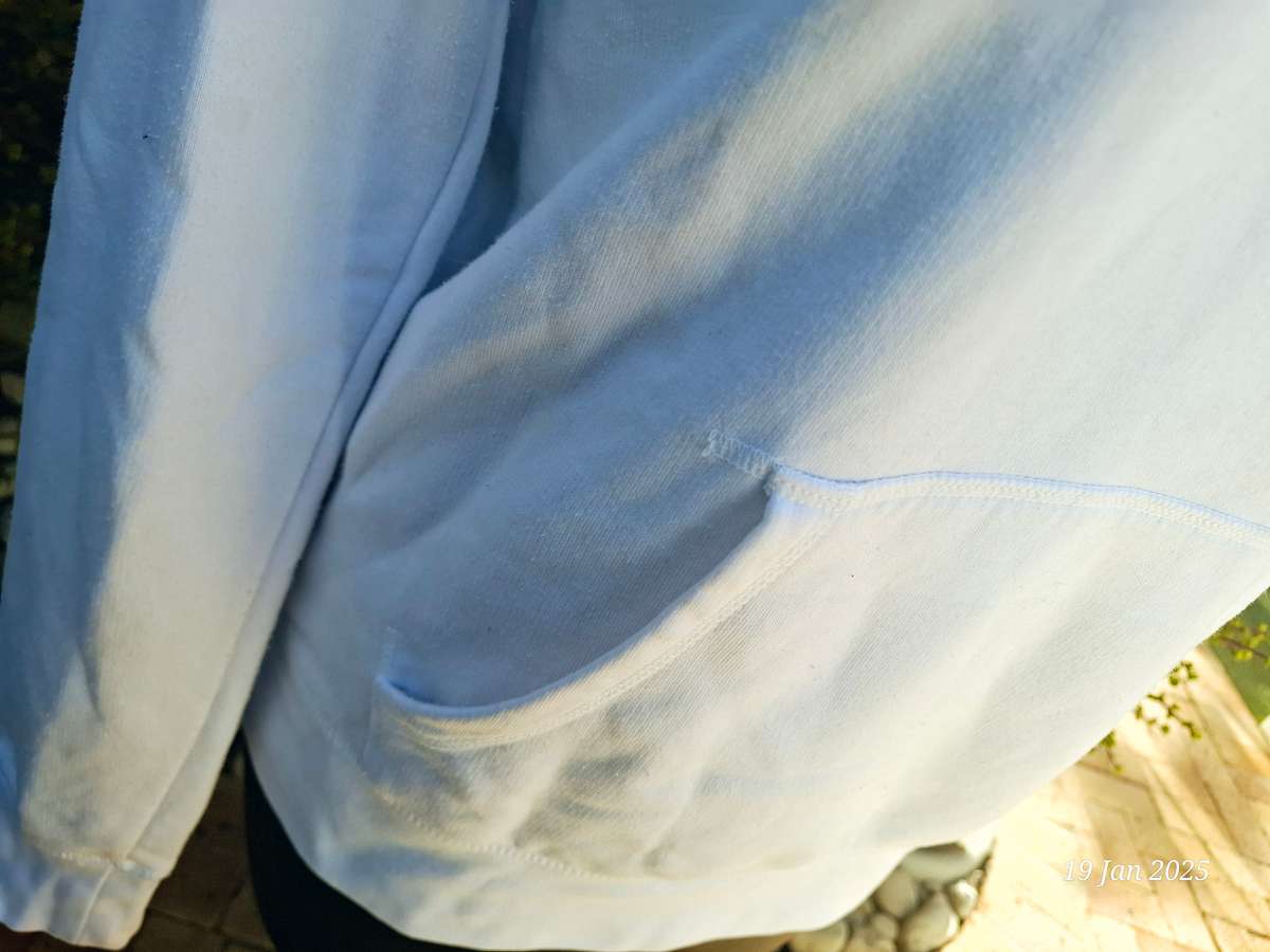 H&M white Hoodie - M