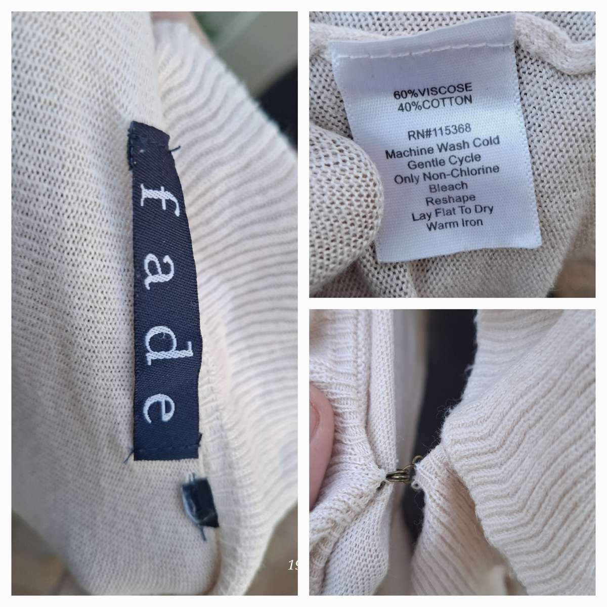 FADE light weight cardigan - M