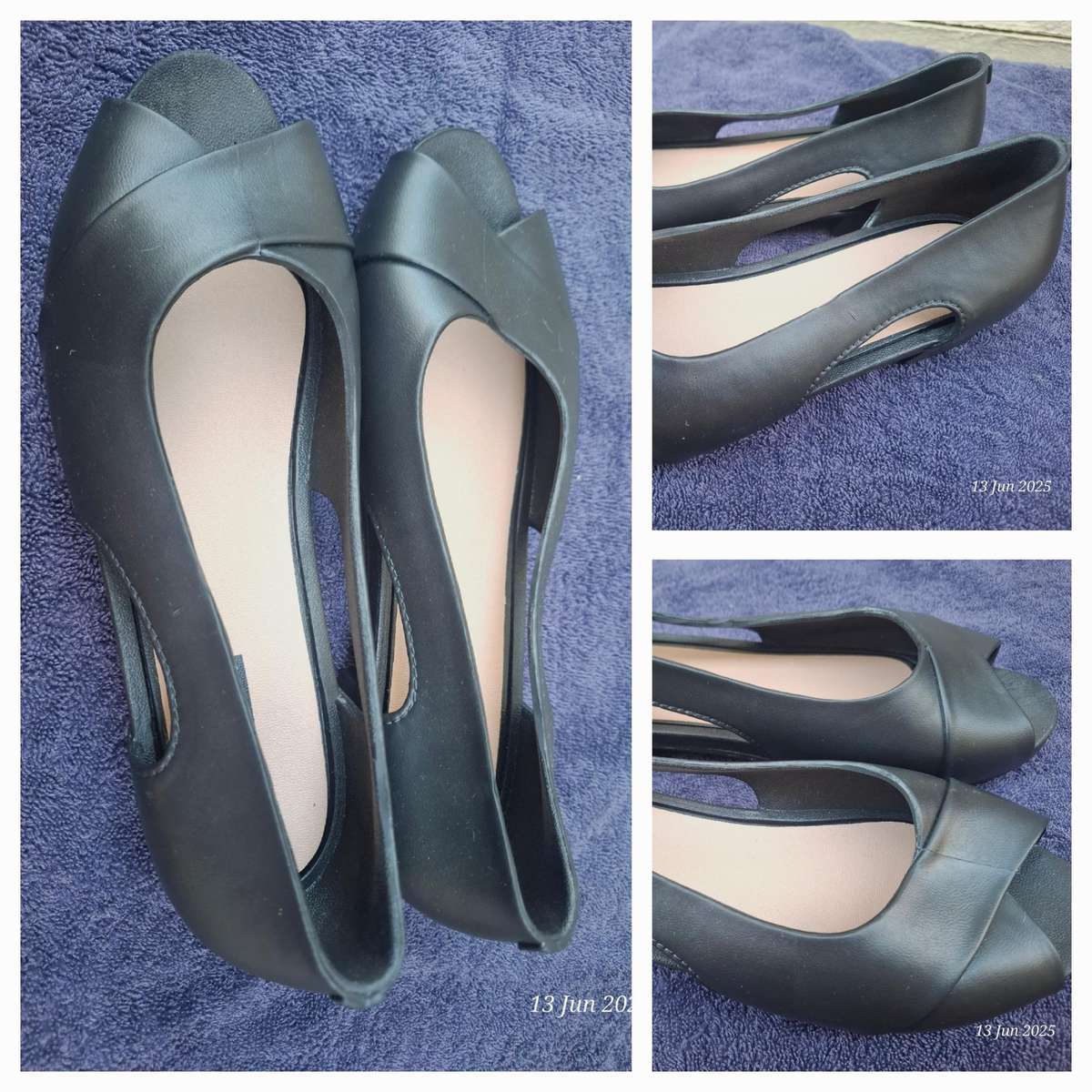 NEW ladies peep toe sandal - 40/6