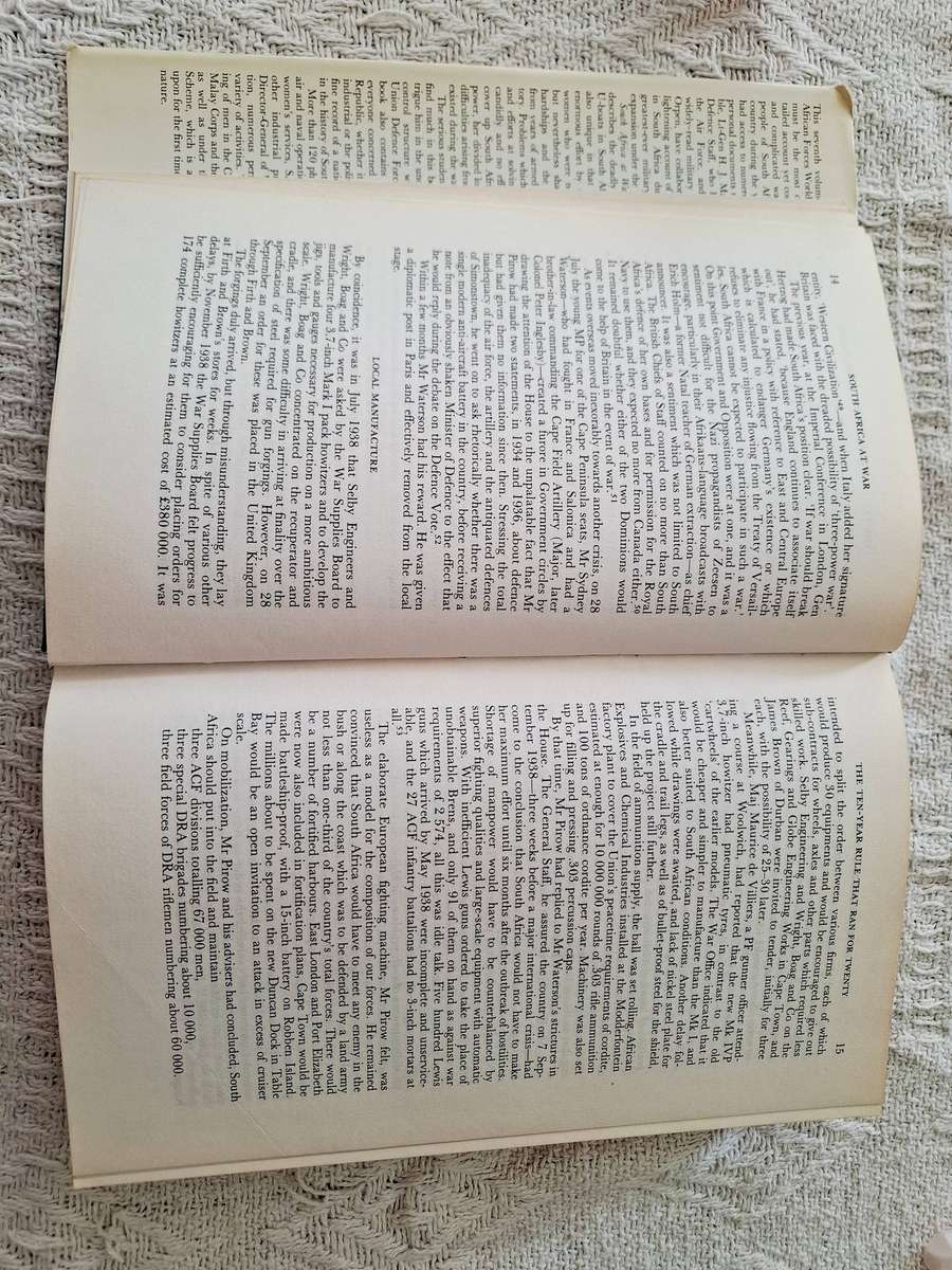 South Africa at War by HJ Martin & Neil Orpen