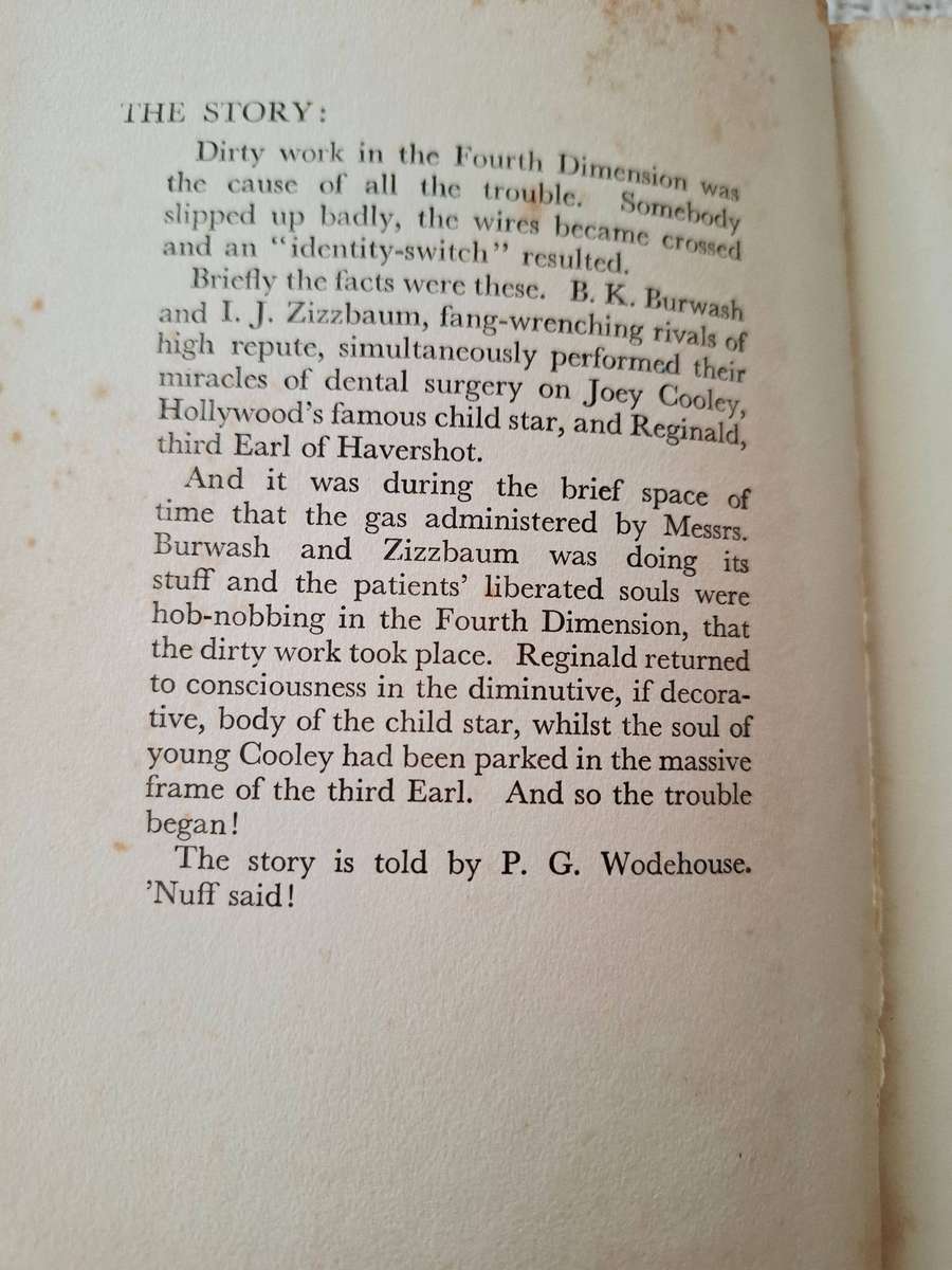 Laughing Gas by P.G. Wodehouse