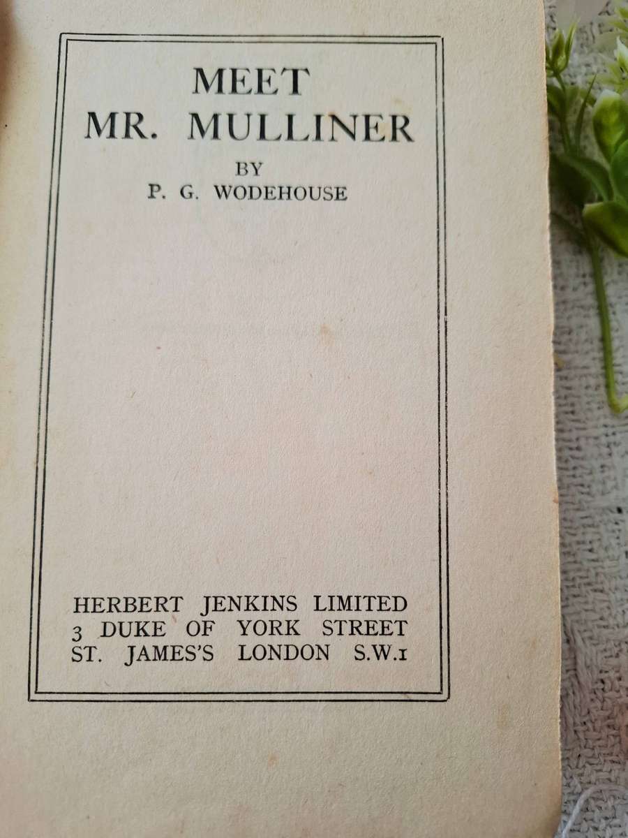 Meet Mr Mulliner by P.G. Wodehouse