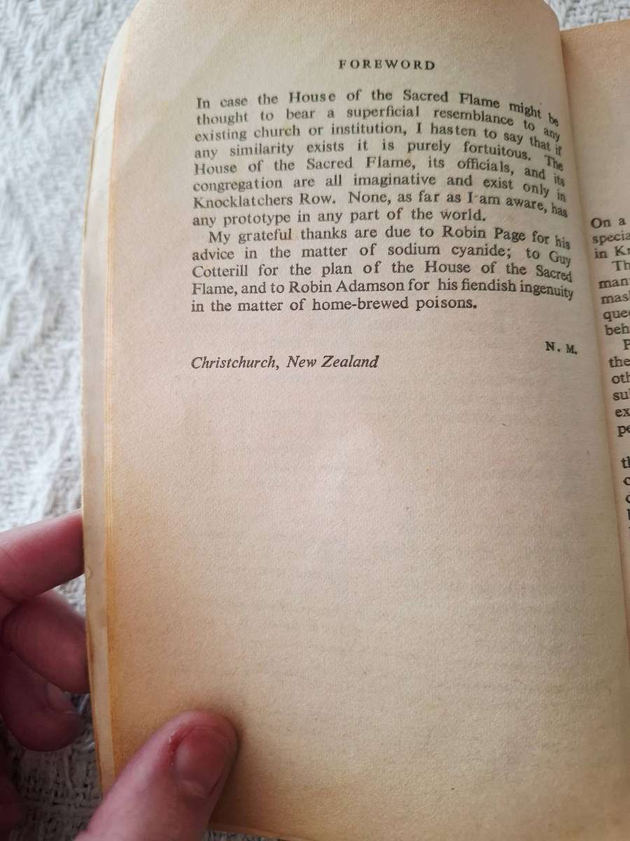Death in Ecstasy by Ngaio Marsh
