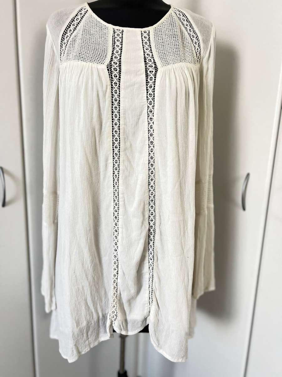 VOLCOM Boho dress - short mini or tunic top - Size 8