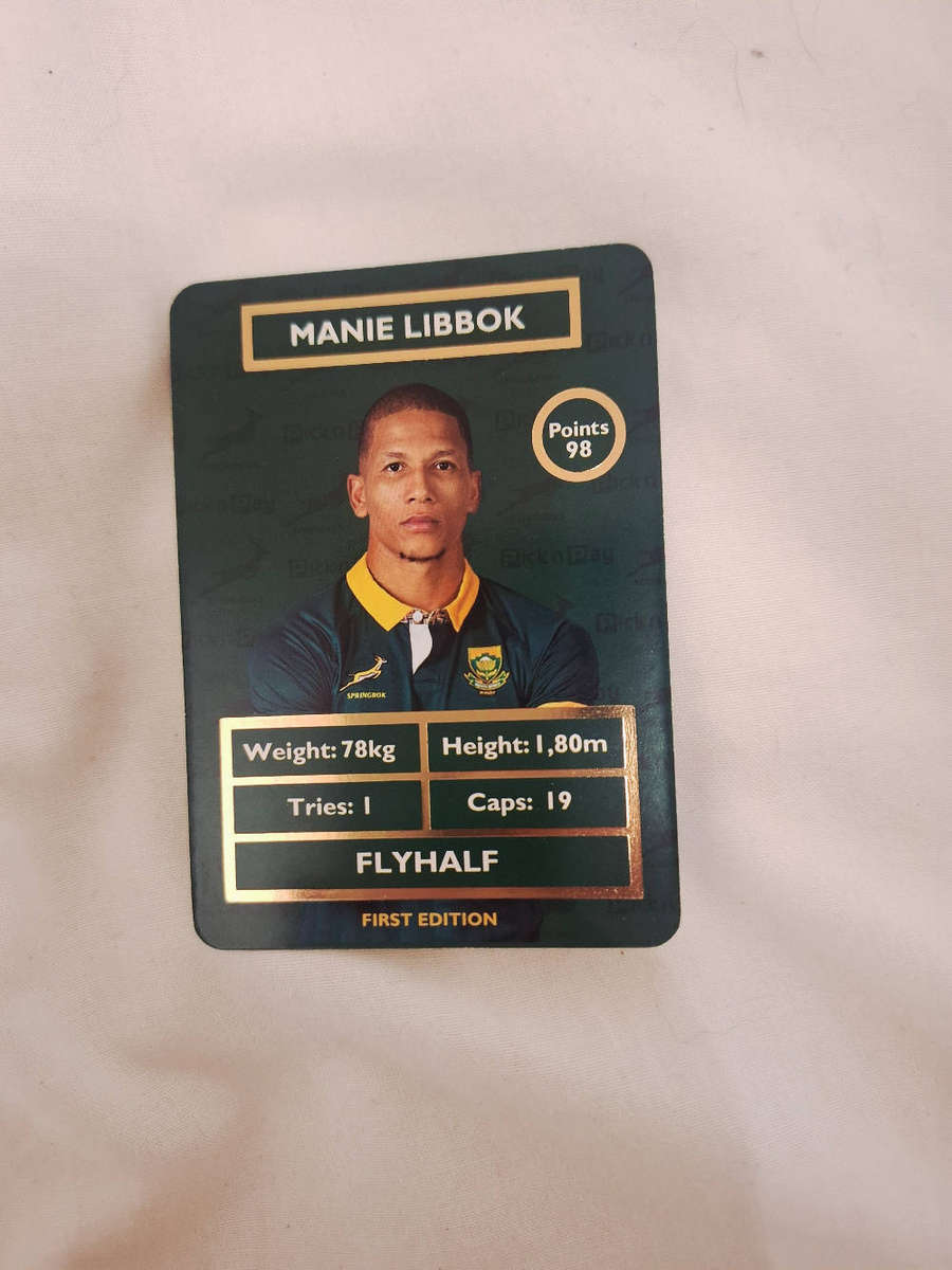 Collectabok springbok 2025 rugby player cards - Libbok