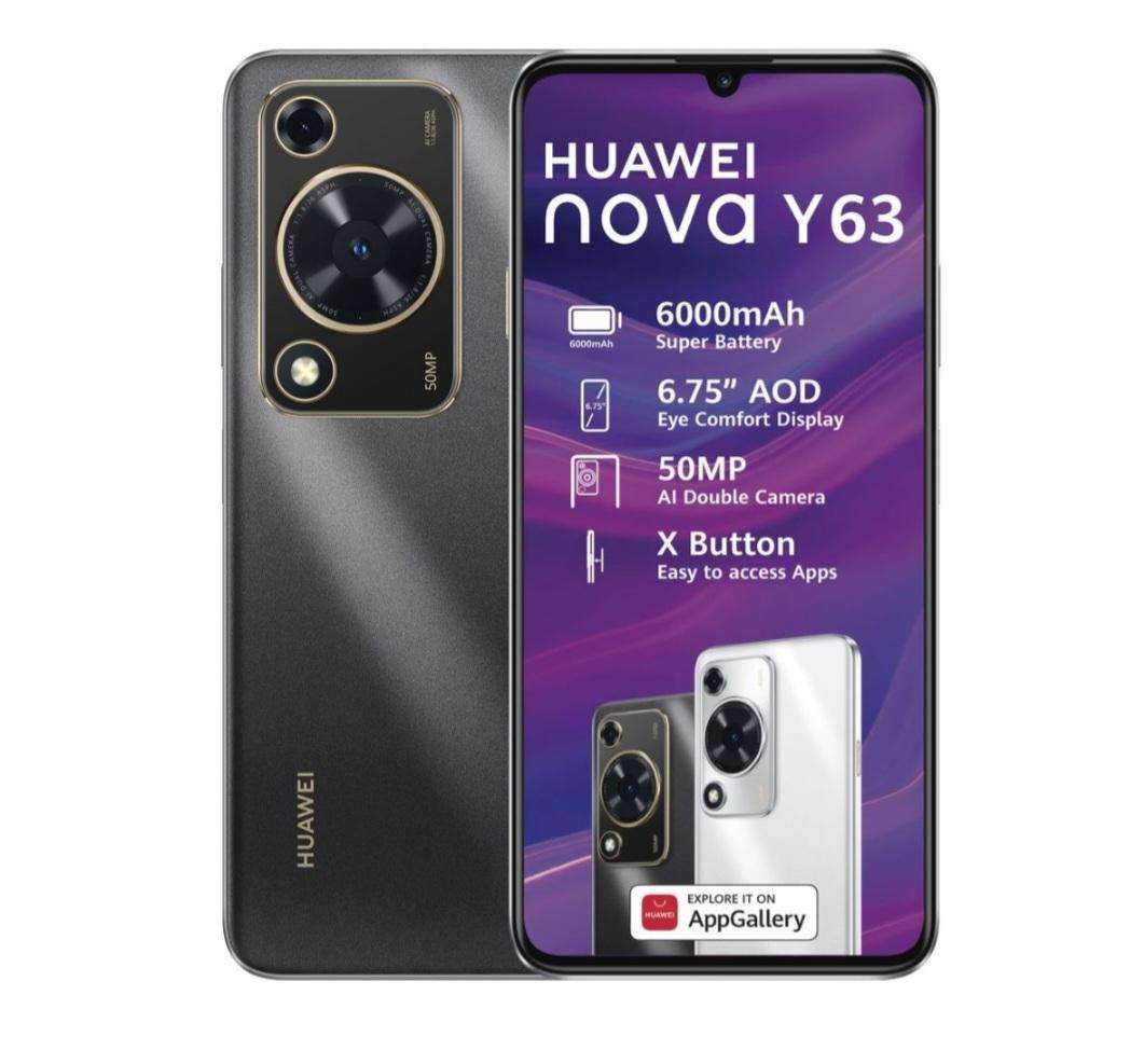 Huawei Nova Y63 Black 128GB (Brand new sealed)