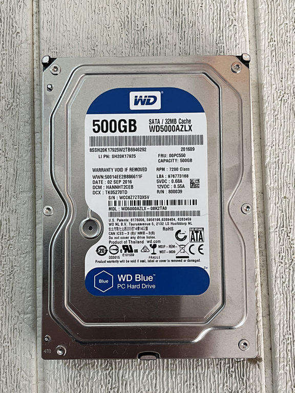 WD Blue 500GB Desktop Hard Drive