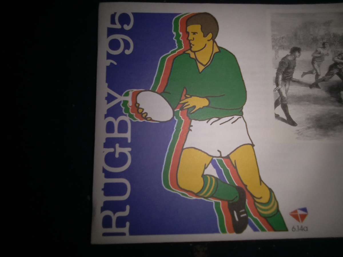 FDC Rugby '95 with World Cup 1995 Stamp (AK-114A)