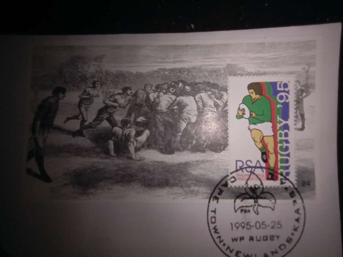 FDC Rugby '95 with World Cup 1995 Stamp (AK-114A)