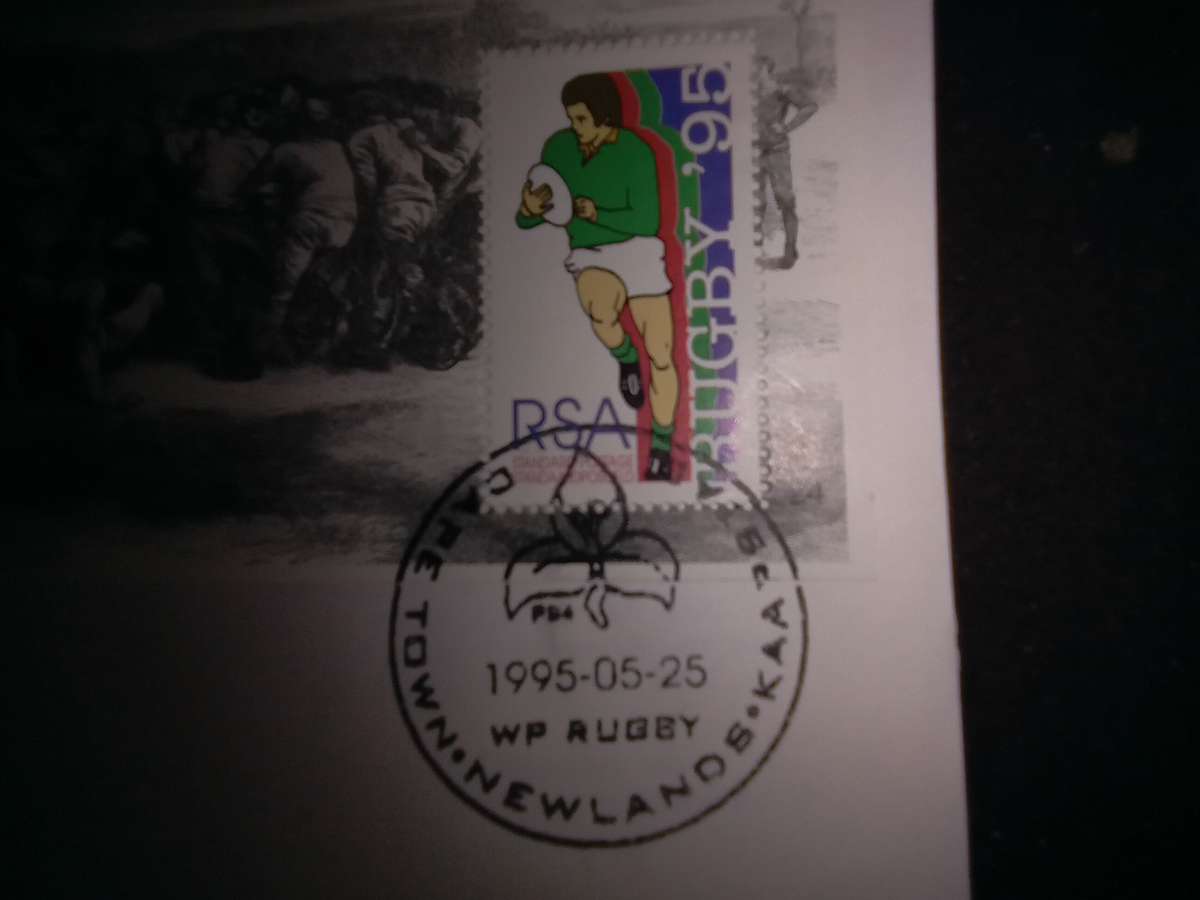 FDC Rugby '95 with World Cup 1995 Stamp (AK-114A)