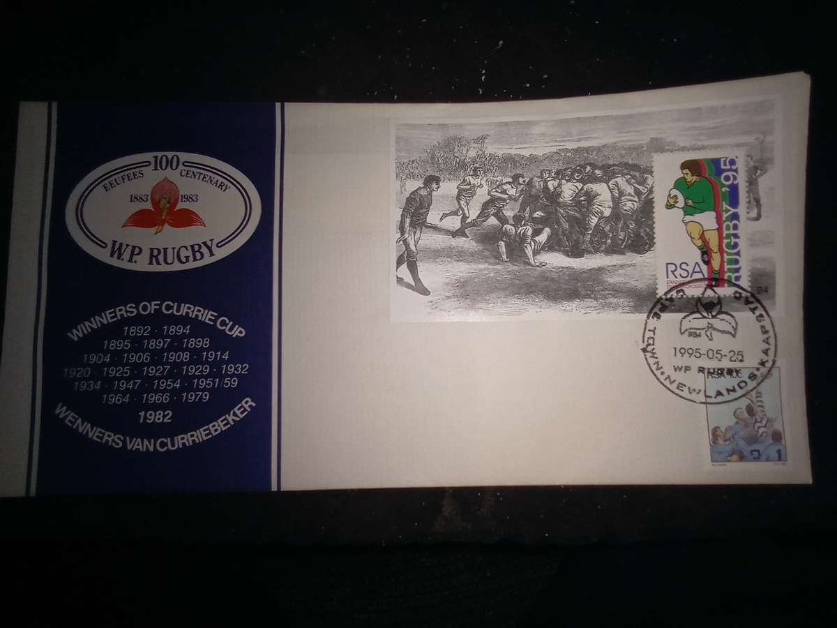 FDC WP Rugby Centenary 1995 (AK-123B)