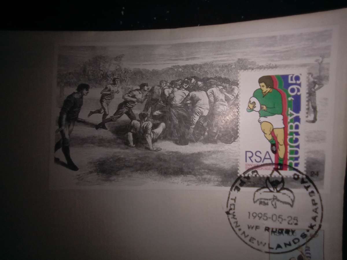 FDC WP Rugby Centenary 1995 (AK-123B)