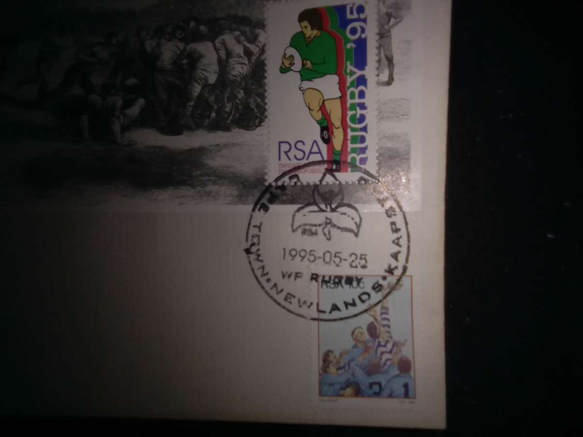 FDC WP Rugby Centenary 1995 (AK-123B)