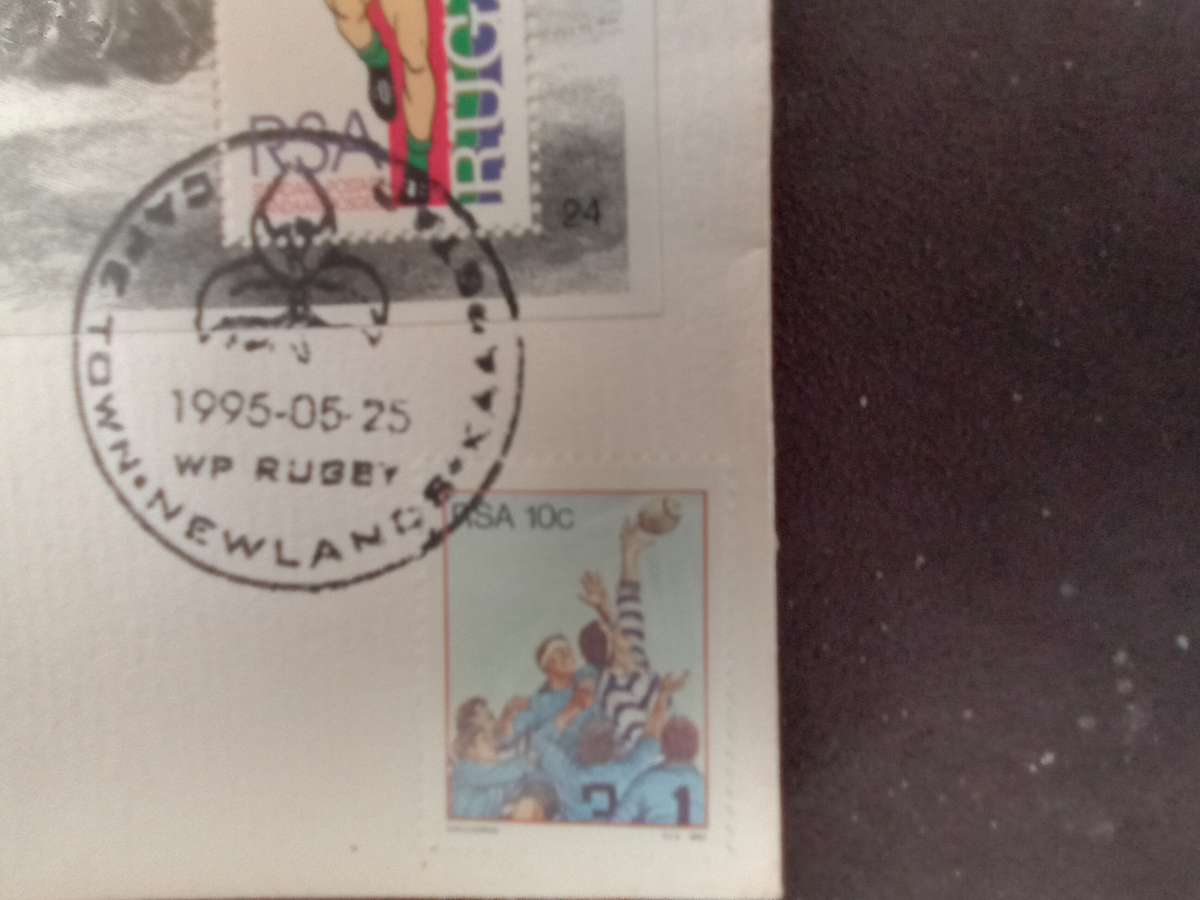 FDC Rugby WP Centenary 1995 World Cup Stamps (AK-119B)