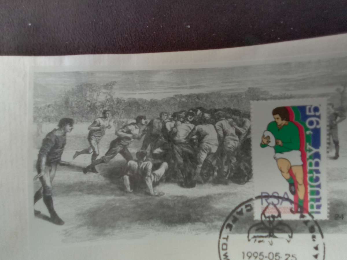 FDC Rugby WP Centenary 1995 World Cup Stamps (AK-119B)