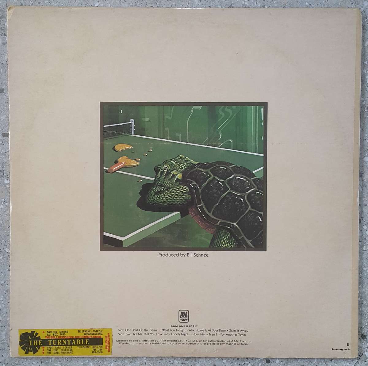 PABLO CRUISE - PART OF THE GAME Vinyl LP Album Stereo South Africa 1979