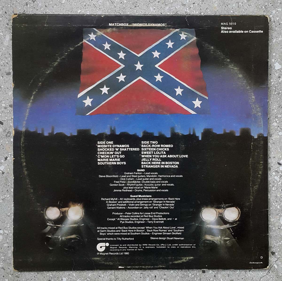 MATCHBOX - MIDNITE DYNAMOS Vinyl, LP, Album Country: South Africa Released: 1980