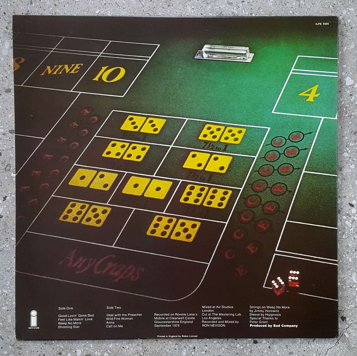 BAD COMPANY - STRAIGHT SHOOTER Vinyl, LP, Album Country: UK Released: 1975