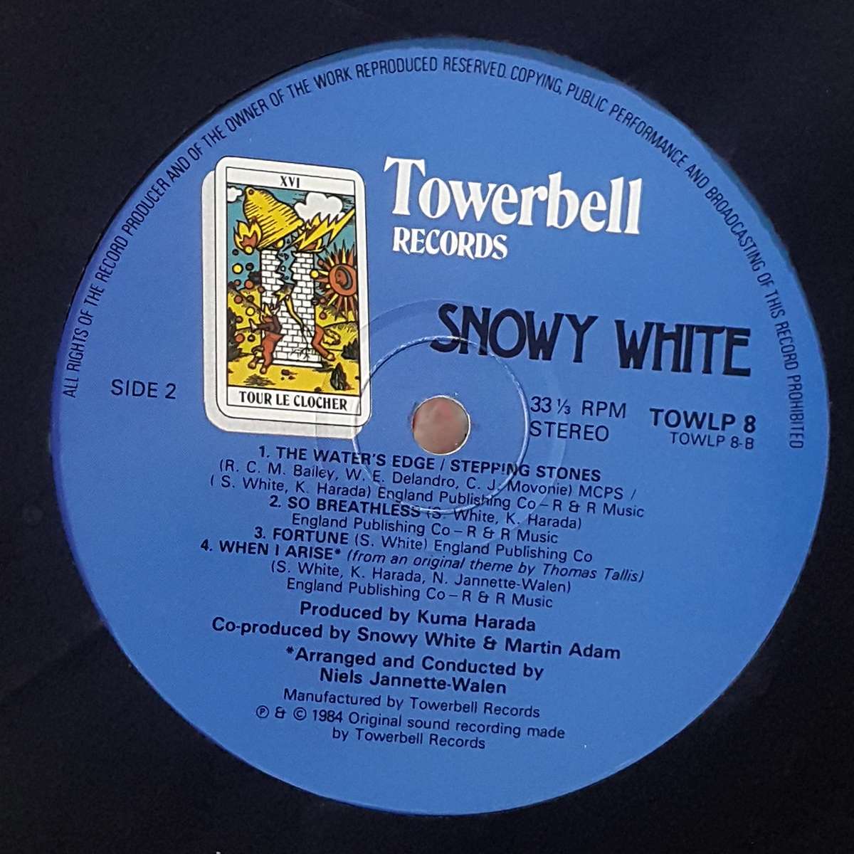 SNOWY WHITE - SNOWY WHITE Vinyl, LP, Album Country: UK Released: 1984