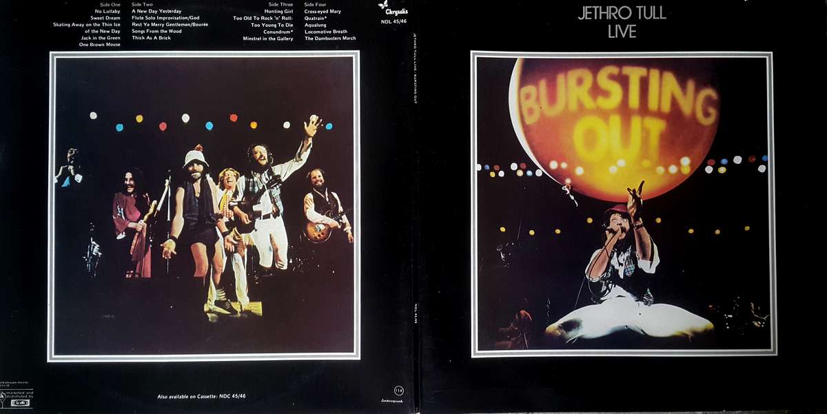 JETHRO TULL - LIVE - BURSTING OUT 2 × Vinyl, LP, Album Country: South Africa Released: 1978