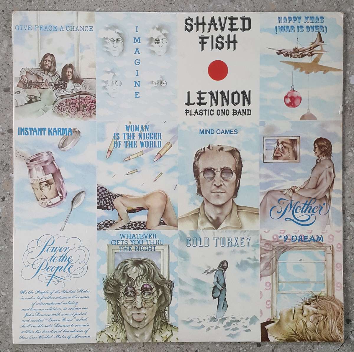 JOHN LENNON/PLASTIC ONO BAND - SHAVED FISH Vinyl, LP, Comp. Country: South Africa Released: 1975