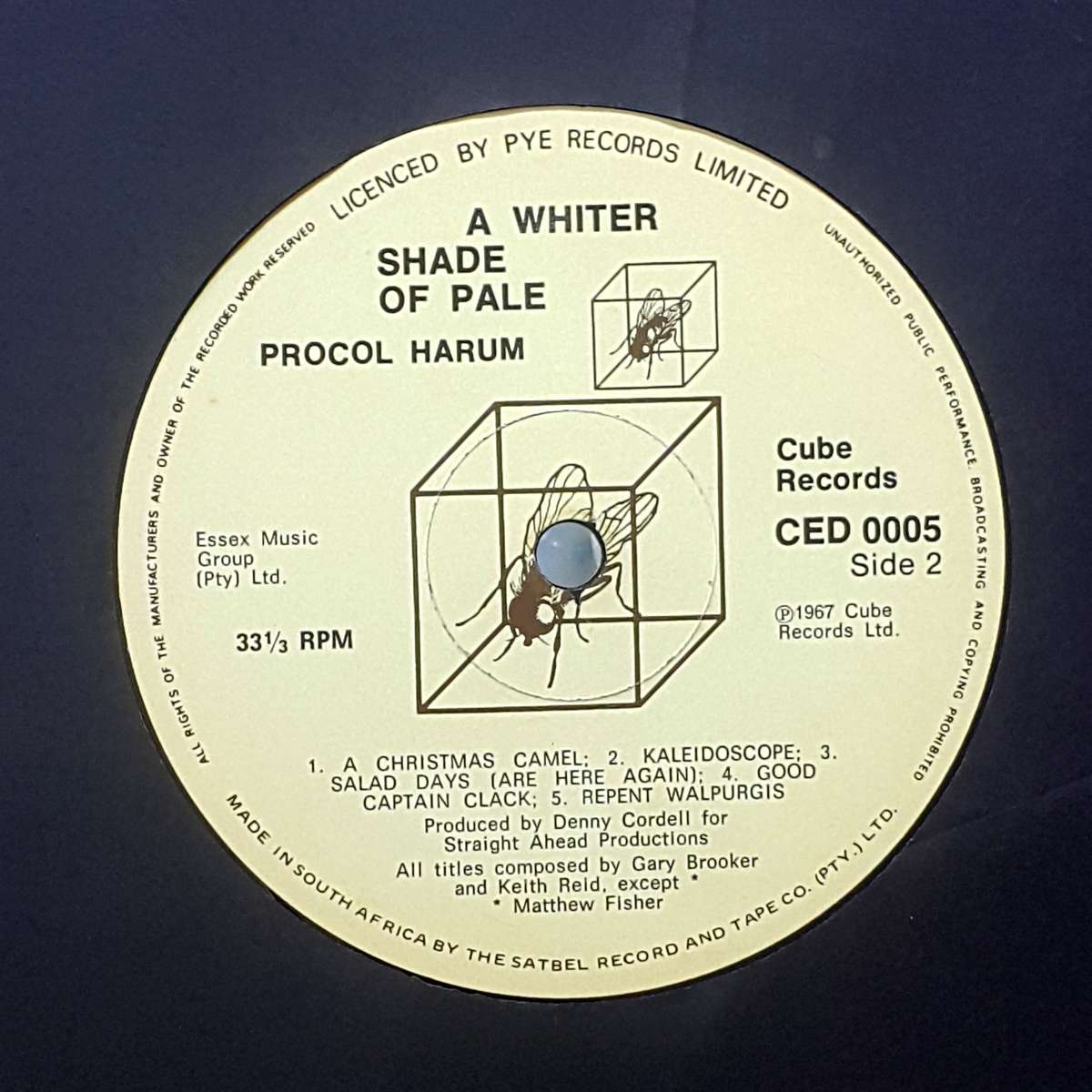 PROCOL HARUM - A WHITER SHADE OF PALE/SALTY DOG 2 × Vinyl, LP, Compilation Country: South Africa