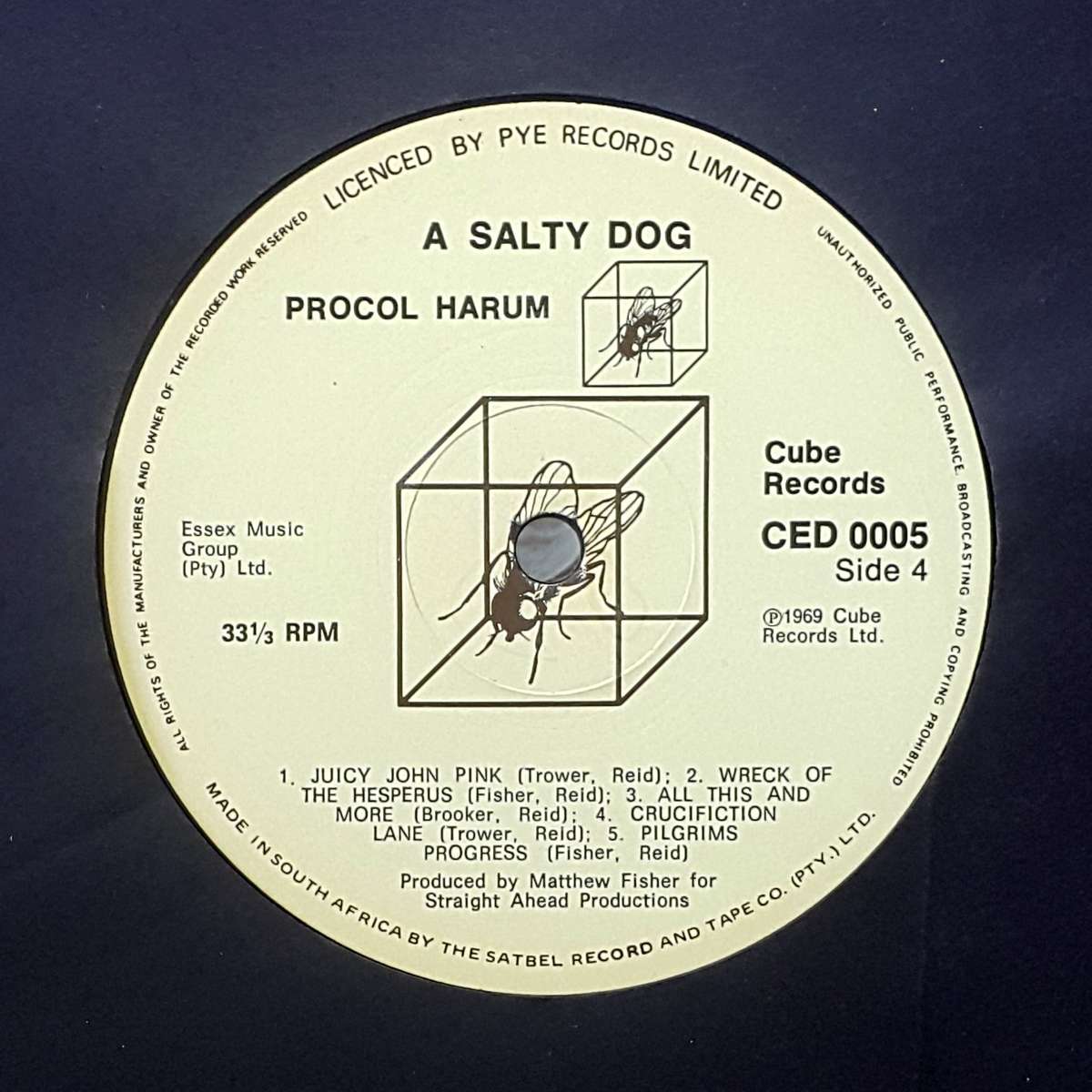 PROCOL HARUM - A WHITER SHADE OF PALE/SALTY DOG 2 × Vinyl, LP, Compilation Country: South Africa