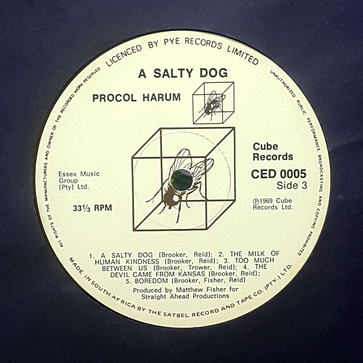 PROCOL HARUM - A WHITER SHADE OF PALE/SALTY DOG 2 × Vinyl, LP, Compilation Country: South Africa