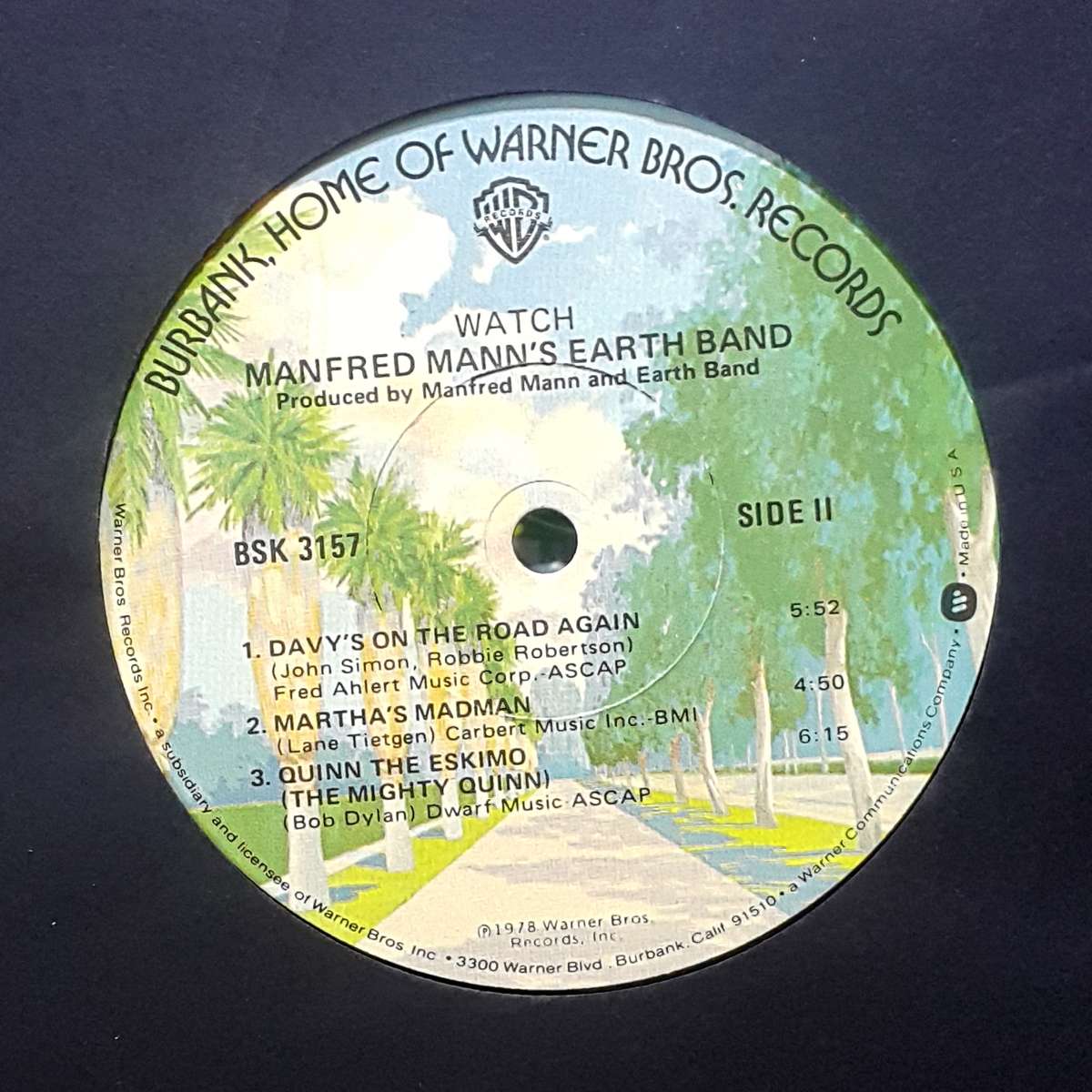 MANFRED MANN'S EARTH BAND - WATCH Vinyl, LP, Album, Winchester Pressing Country: US Released: 1978