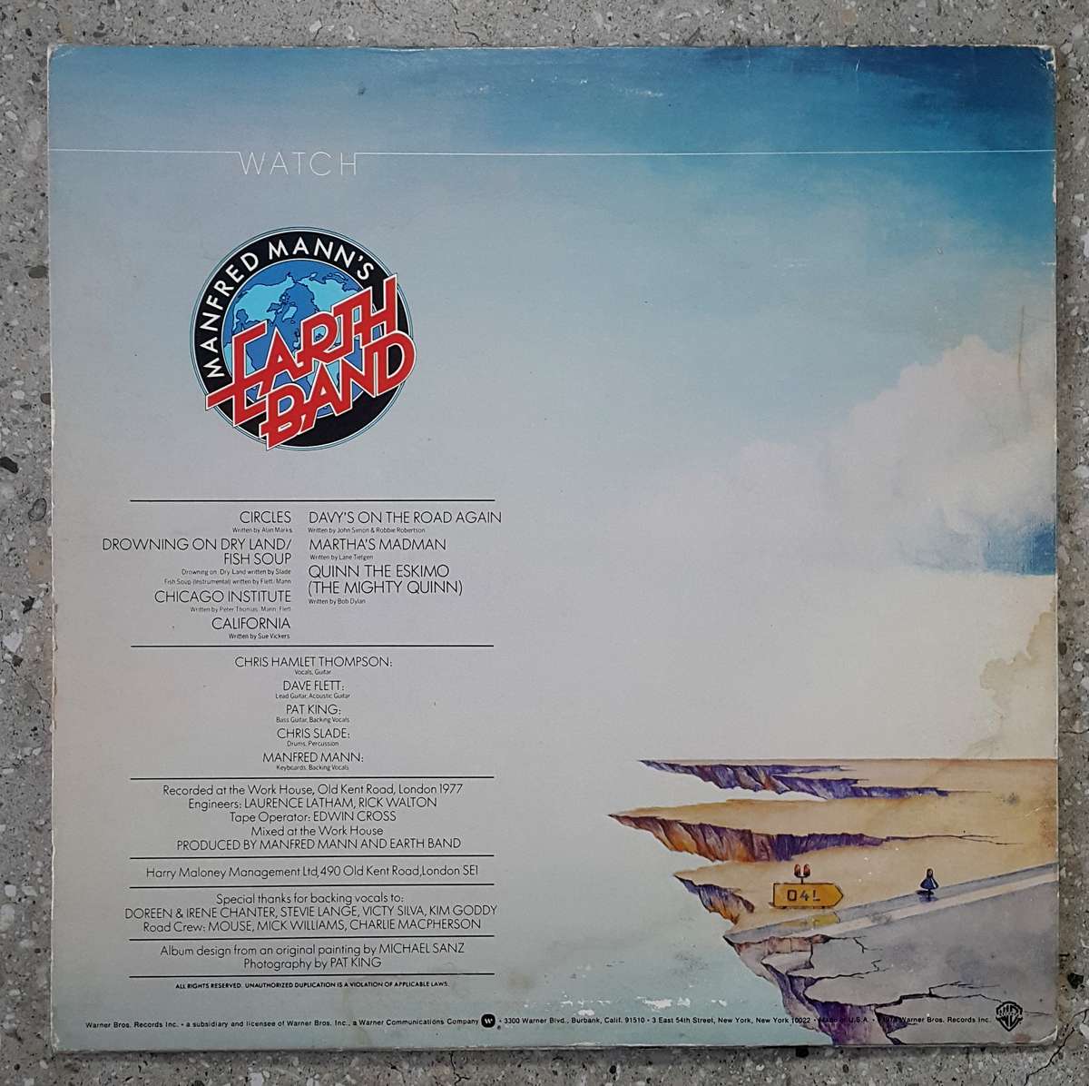 MANFRED MANN'S EARTH BAND - WATCH Vinyl, LP, Album, Winchester Pressing Country: US Released: 1978