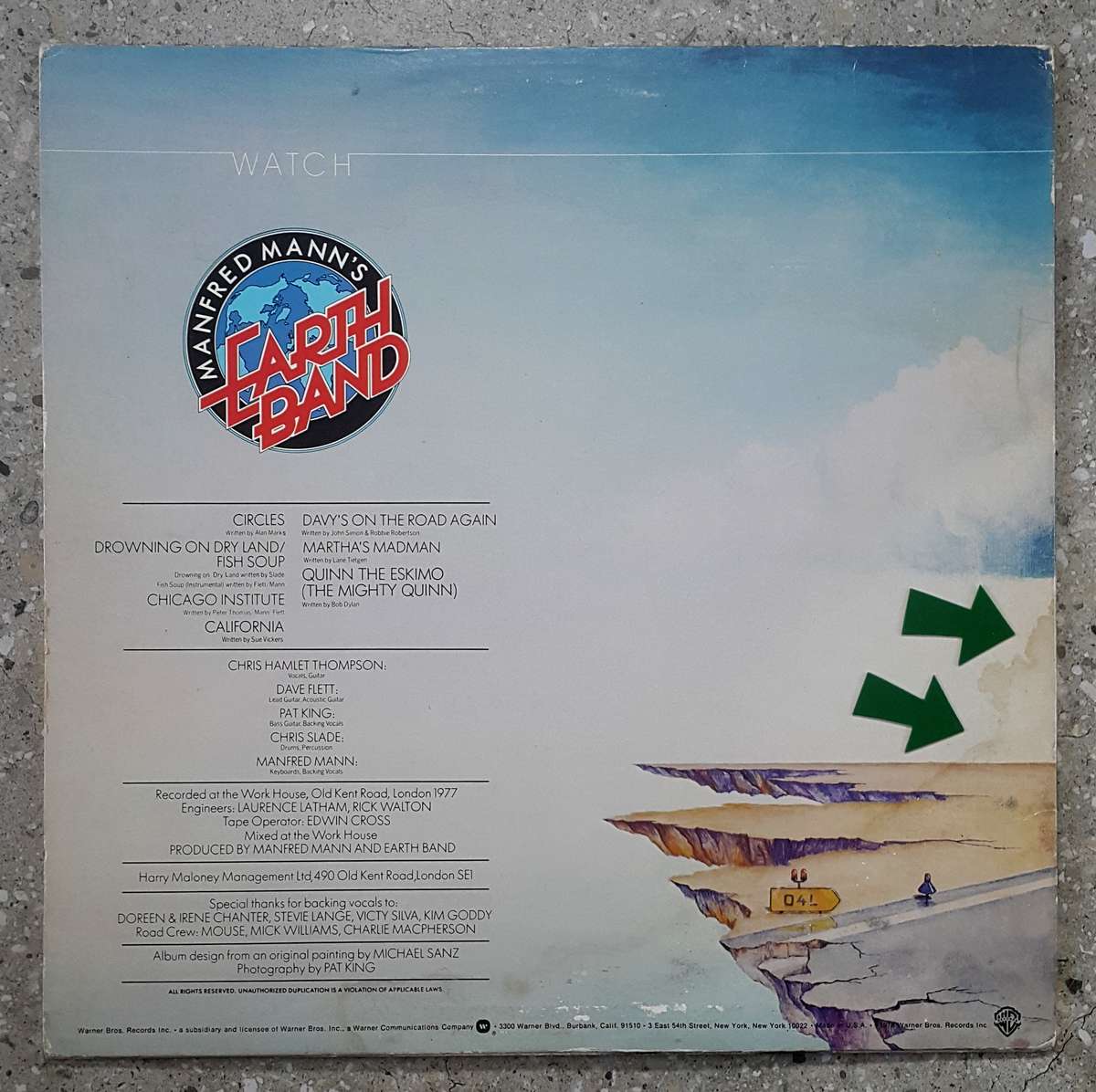 MANFRED MANN'S EARTH BAND - WATCH Vinyl, LP, Album, Winchester Pressing Country: US Released: 1978