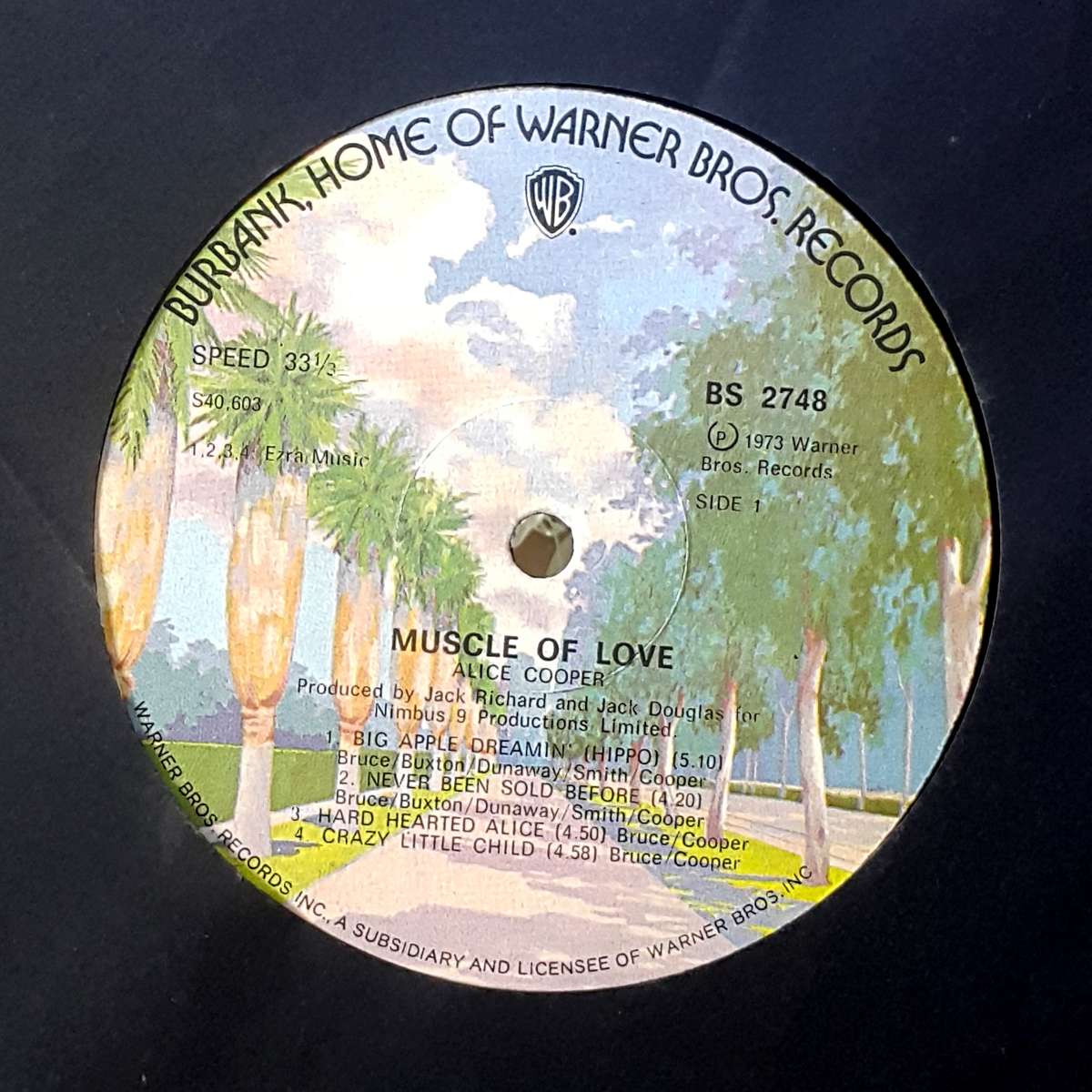 ALICE COOPER - MUSCLE OF LOVE Vinyl, LP, Album Country: South Africa Released: 1973