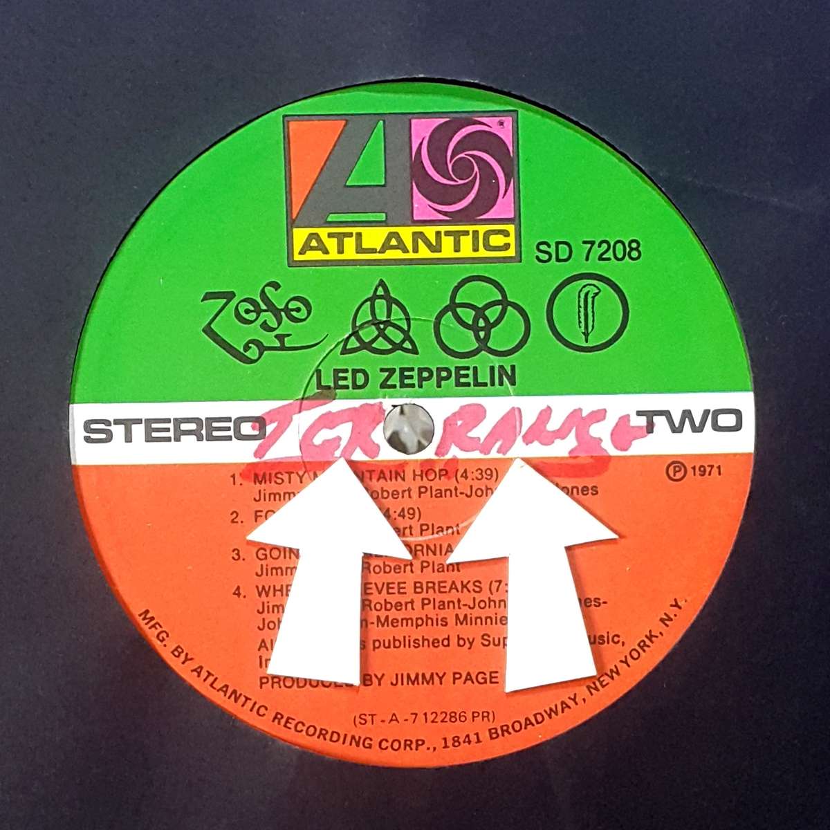 LED ZEPPELIN - UNTITLED Vinyl, LP, Album, Specialty Pressing Country: US Released: 1971