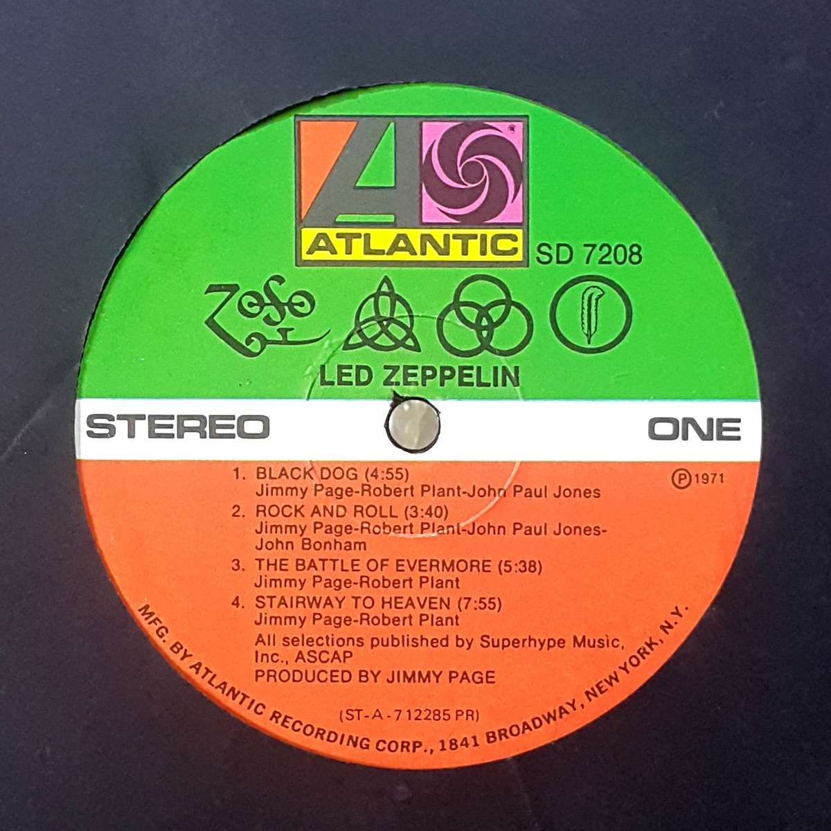 LED ZEPPELIN - UNTITLED Vinyl, LP, Album, Specialty Pressing Country: US Released: 1971