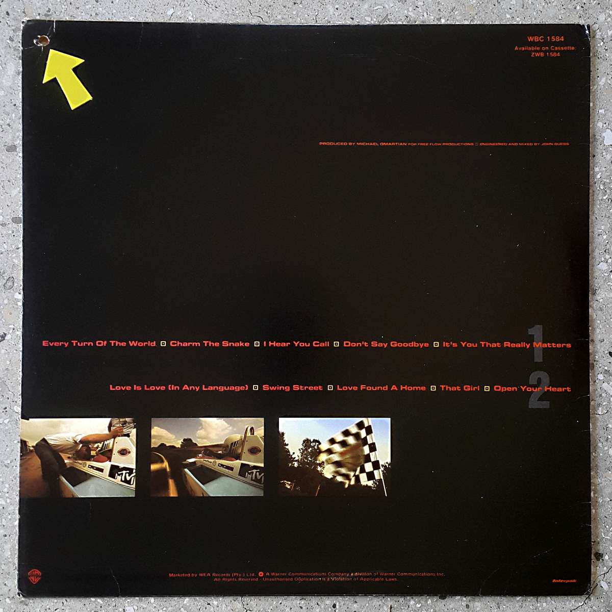 CHRISTOPHER CROSS - EVERY TURN OF THE WORLD Vinyl, LP, Album Country: South Africa Released: 1985