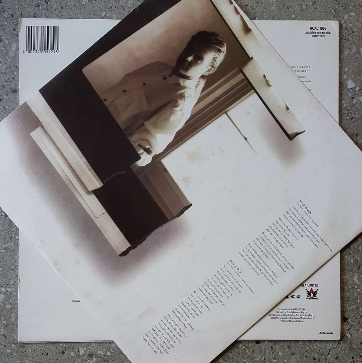 JOHN FARNHAM - AGE OF REASON Vinyl, LP, Album Country: South Africa Released: 1988