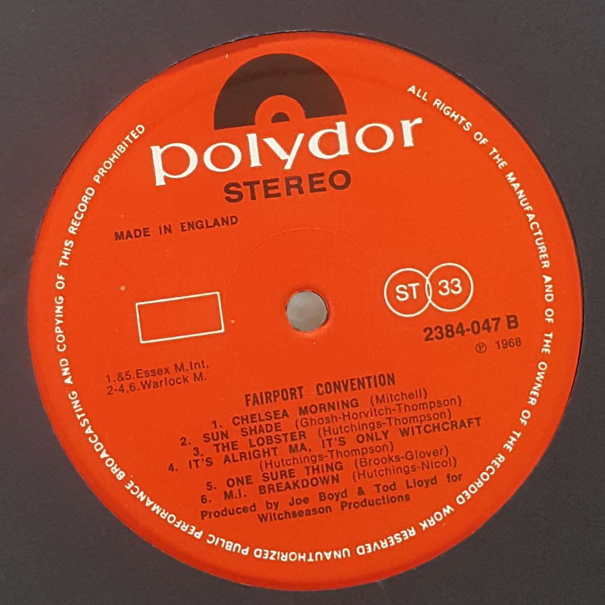 FAIRPORT CONVENTION - FAIRPORT CONVENTION Vinyl, LP, Album, Reissue Country: UK Released: 1975