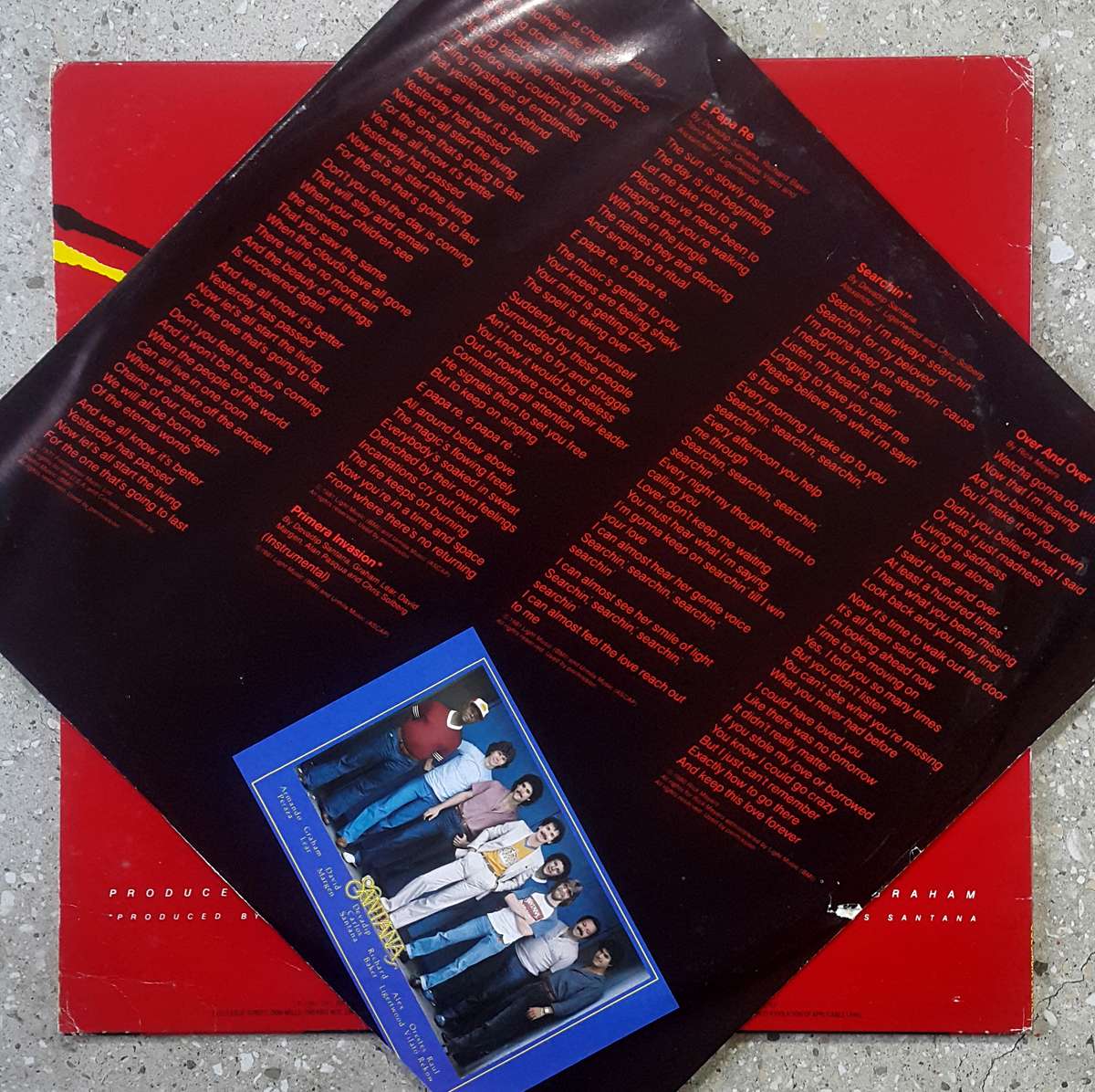 SANTANA - ZEBOP! Vinyl, LP, Album, Stereo Country: Europe Released: Apr 1981
