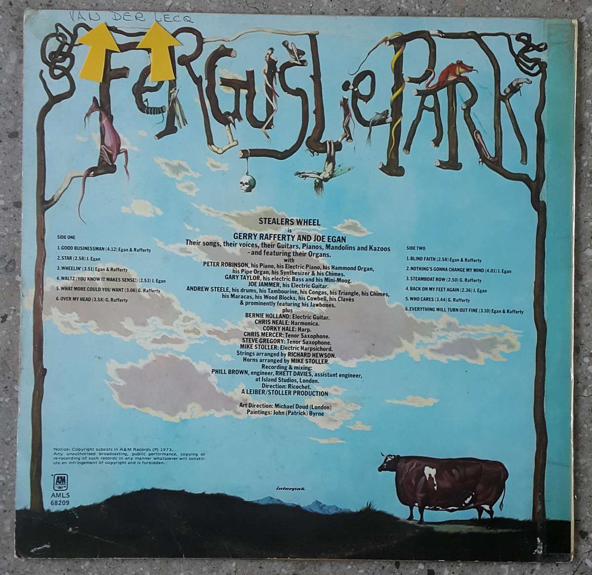 STEALERS WHEEL - FERGUSLIE PARK Vinyl, LP, Album Country: South Africa Released: 1973