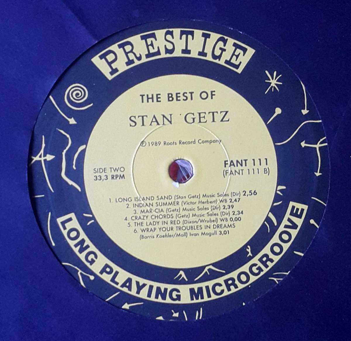 STAN GETZ - THE BEST OF STAN GETZ  Vinyl, LP, Compilation, Stereo, Released: 1989