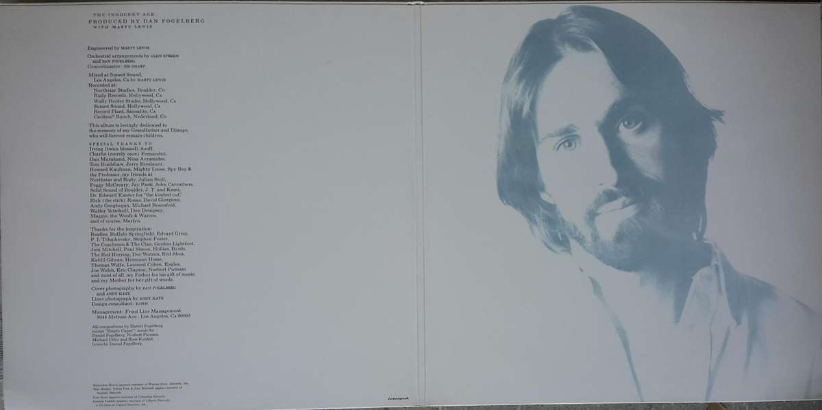 DAN FOGELBERG - THE INNOCENT AGE 2 × Vinyl, LP, Album Country: South Africa Released: 1981