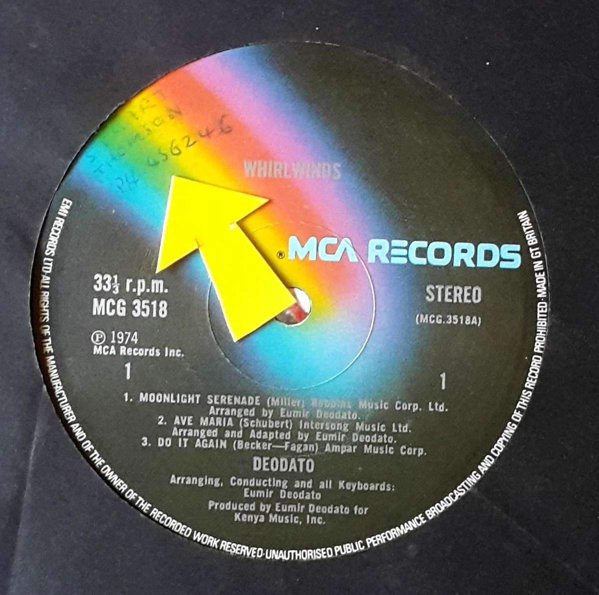 DEODATO - WHIRLWINDS Vinyl, LP, Album, Gatefold Sleeve Country: UK Released: 1974