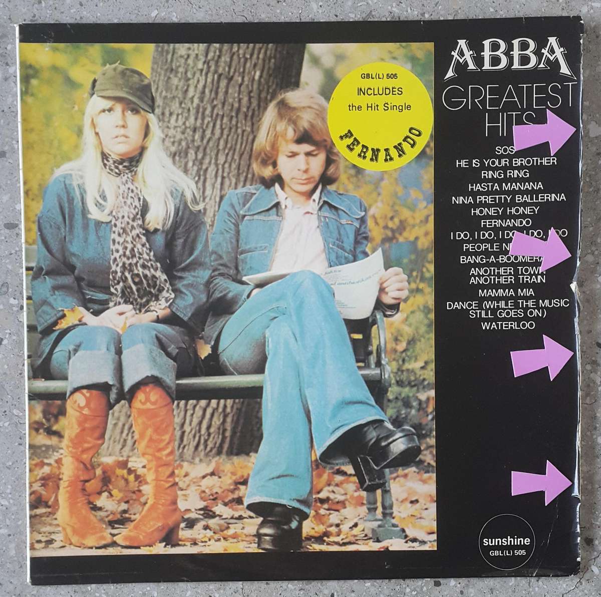 ABBA - GREATEST HITS Vinyl, LP, Compilation Country: South Africa Released: 1976