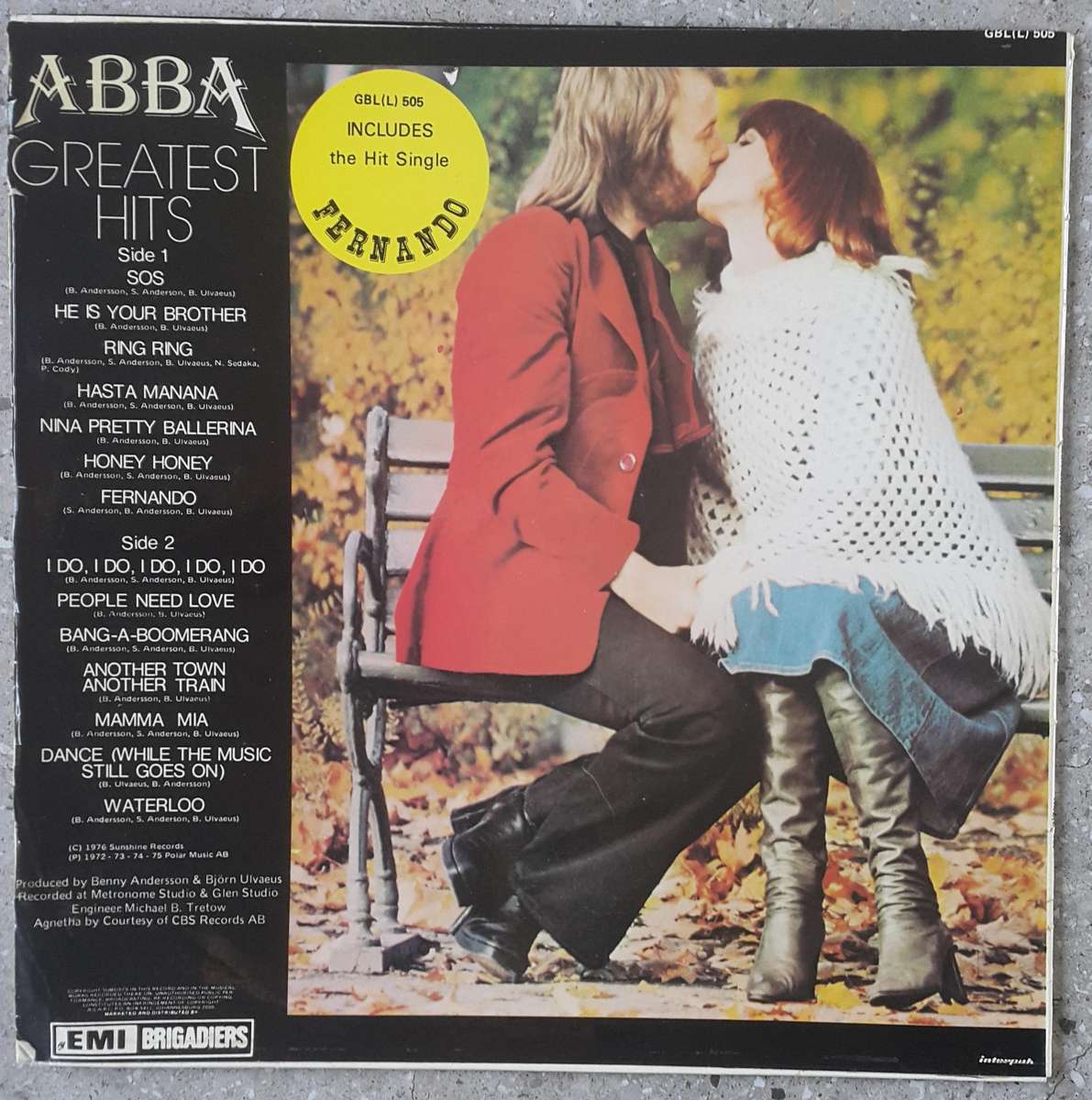 ABBA - GREATEST HITS Vinyl, LP, Compilation Country: South Africa Released: 1976