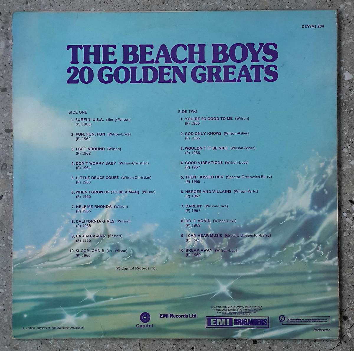 THE BEACH BOYS - 20 GOLDEN GREATS Vinyl, LP, Compilation Country: South Africa Released: 1976